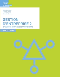 Gestion D Entreprise 2 - Operations Comptables Et Ajustements - Solutions 
