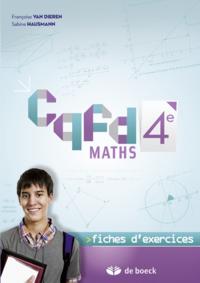 Cqfd Maths 4e - Fiches D'exercices 