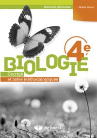 Biologie 4e (sciences Generales) - Corrige 