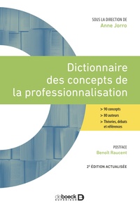 Dictionnaire Des Concepts De La Professionnalisation 