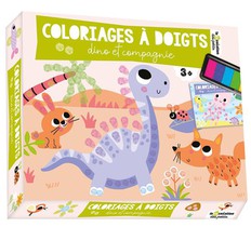 Coloriages A Doigts : Dino Et Compagnie 