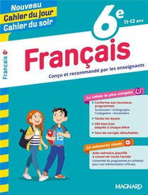 Cahiers Du Jour/ Soir ; Francais ; 6e 