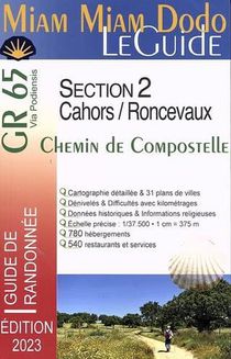 Gr 65 Section 2 : Cahors A Roncevaux (edition 2023) 