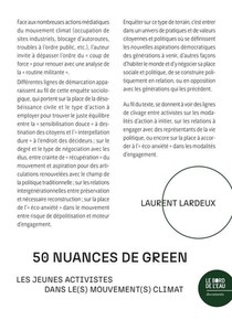 50 Nuances De Green : Les Jeunes Activistes Dans Le(s) Mouvement(s) Climat 