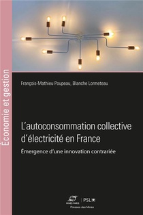 L'autoconsommation Collective D'electricite En France : Emergence D'une Innovation Contrariee 