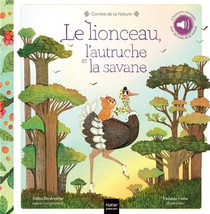 Le Lionceau, L'autruche Et La Savane 
