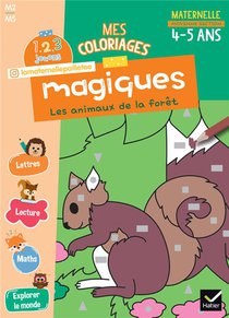 1, 2, 3 Jouons ! : Mes Coloriages Magiques ; Ms ; Les Animaux De La Foret 