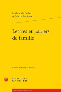 Lettres Et Papiers De Famille 