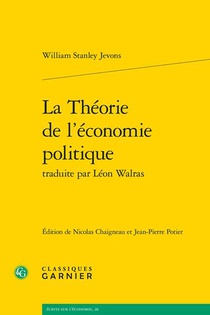 La Theorie De L'economie Politique Traduite Par Leon Walras 