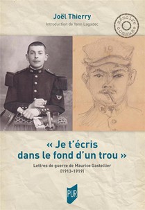 "je T'ecris Dans Le Fond D'un Trou" : Lettres De Guerre De Maurice Gastellier (1913-1919) 