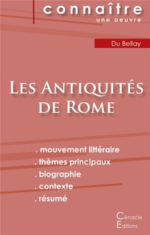 Fiche De Lecture Les Antiquites De Rome De Joachim Du Bellay 