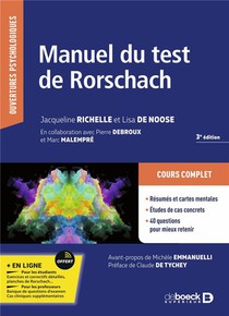Manuel Du Test De Rorschach 