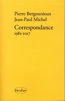 Correspondance 1981-2017 