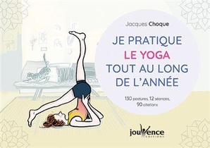 Je Pratique Le Yoga Tout Au Long De L'annee ; 130 Postures, 12 Seances, 90 Citations 