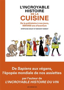 L'incroyable Histoire De La Cuisine : De La Prehistoire A Nos Jours, 500 000 Ans D'aventure 