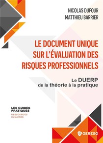 Le Document Unique Sur L'evaluation Des Risques Professionnels : Le Duerp, De La Theorie A La Pratique 