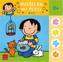 Puzzelen met Anna. 4-in-1-puzzel 