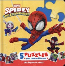 Spider-man ; 5 Puzzles Pour Raconter L'histoire 