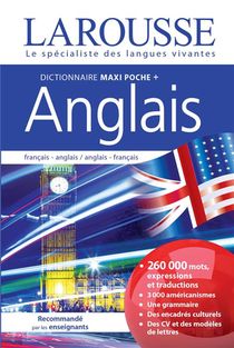 Dictionnaire Larousse Maxi Poche + Anglais 
