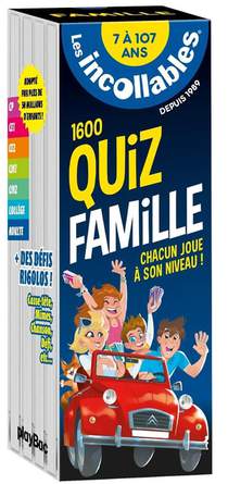 Les Incollables : Quiz Famille (edition 2019) 