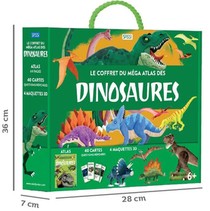 Le Coffret Du Mega Atlas Des Dinosaures 