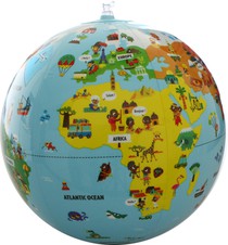 Inflatable globe 30 cm tiny traveller 
