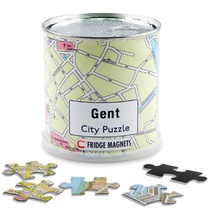 Gent city puzzle magnets 