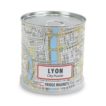 Lyon city puzzle magnets 
