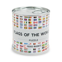 Flags of the world puzzle magnets mi 