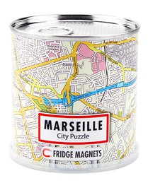 Marseille city puzzle magnets 