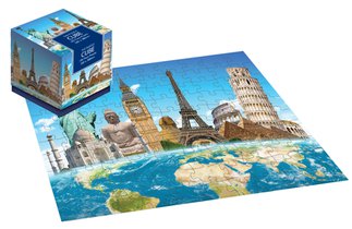 Puzzle world landmarks 100 pieces in cube 