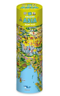 Puzzle Amazing Asia in a tube 250 pieces 57 cm x 43 cm 