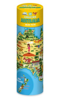 Puzzle Amazing Australia in a tube 250 pieces 57 x 43 cm 