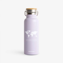 Drinkfles Wereld licht paars - provence 