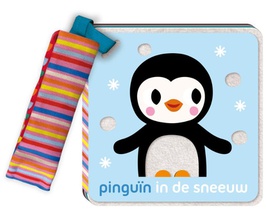Pinguïn in de sneeuw 