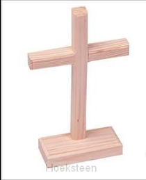 DIY unfinished wood cross 