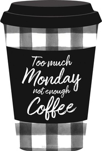 Too much monday not enough coffee Tabletop decor - 12 x 14,5 cm - 656200983188 