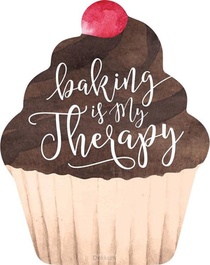 Tabletop decor - Baking is my therapy - 656200983201 