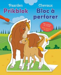 Paarden Prikblok Chevaux Bloc À Perfor 