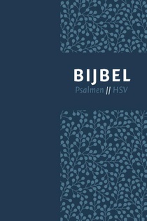 Bijbel Hsv Psalmen Vivella Blauw 12x18cm 