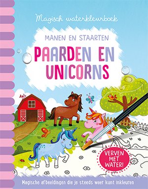 Magisch waterkleurboek Paarden en unicorns