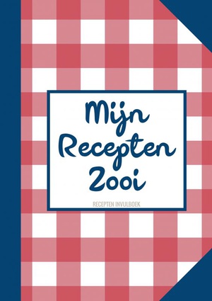 Boek Cadeau Vrouw / Boekcadeau Collega - Recepten Invulboek - Receptenboek - "Mijn Recepten Zooi"