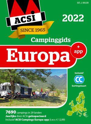 ACSI Campinggids Europa + app 2022 (set)