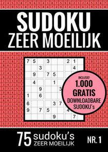 Sudoku Zeer Moeilijk - Puzzelboek: 75 Zeer Moeilijke Sudoku Puzzels voor Volwassenen en Ouderen 