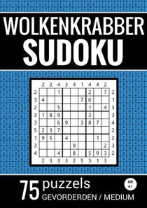 Wolkenkrabber Sudoku - Nr. 41 - 75 Puzzels - Gevorderden / Medium 
