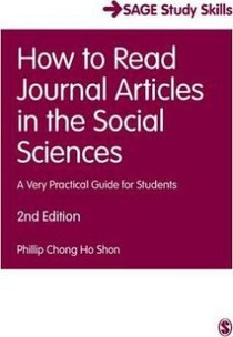 How to Read Journal Articles in the Social Sciences 