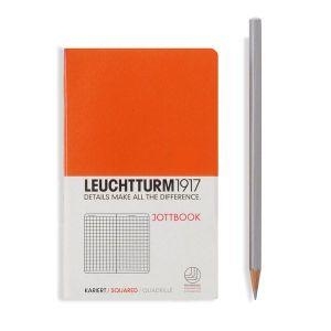 Leuchtturm A6 pocket orange squared jottbook softcover notebook