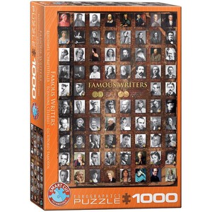Eurographics Puzzel Famous Writers 1000 stukjes