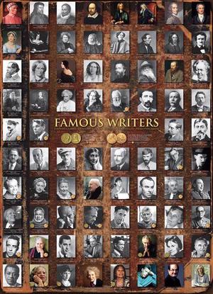 Eurographics Puzzel Famous Writers 1000 stukjes