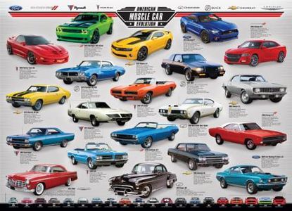 Eurographics Puzzel American Muscle Car Evolution 1000 stukjes